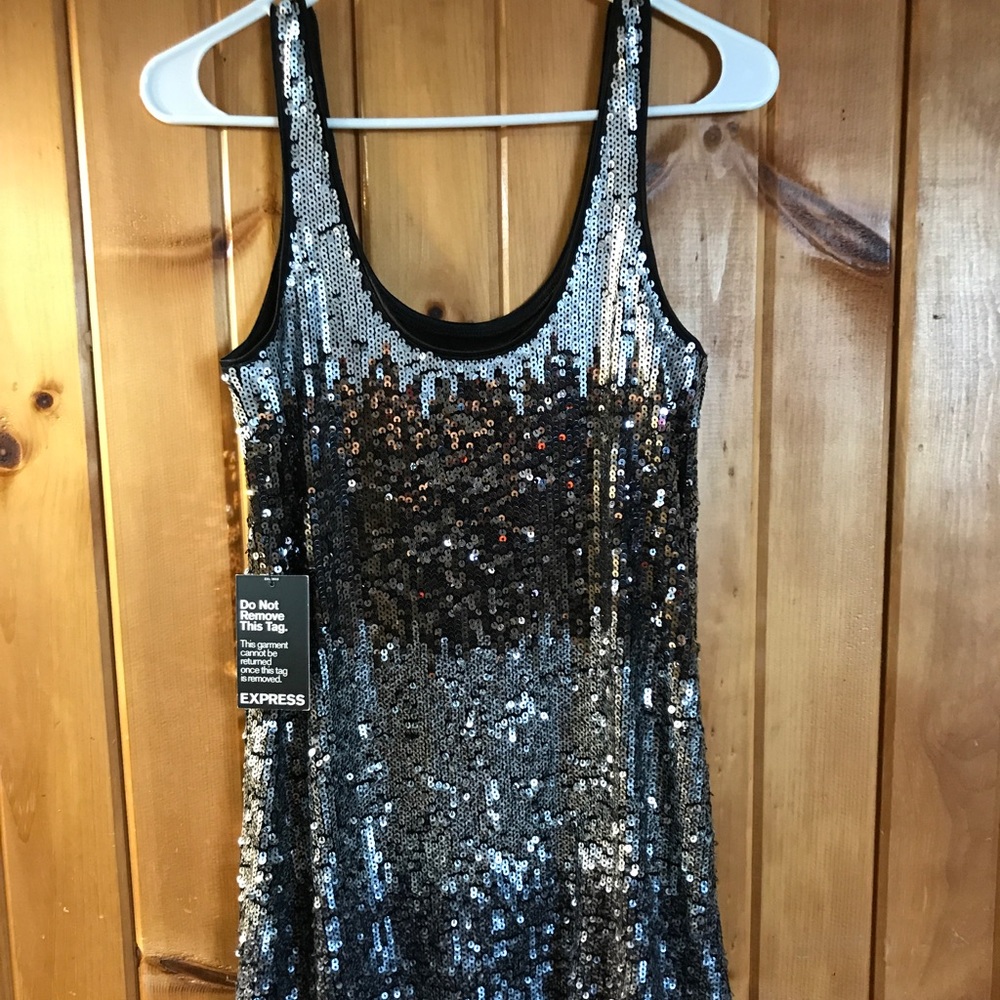 Express Sequin Tank Top